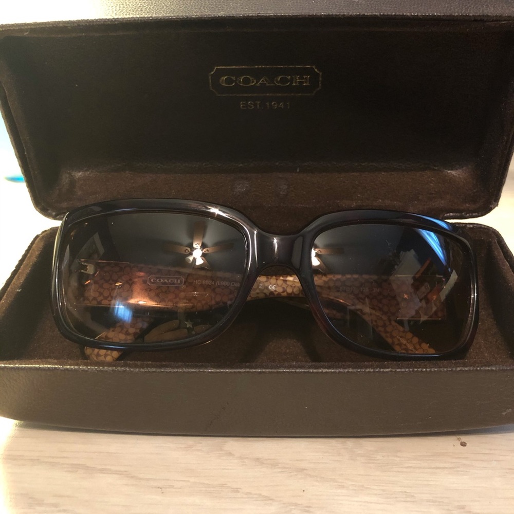 Coach sunglasses - Tortoiseshell with case